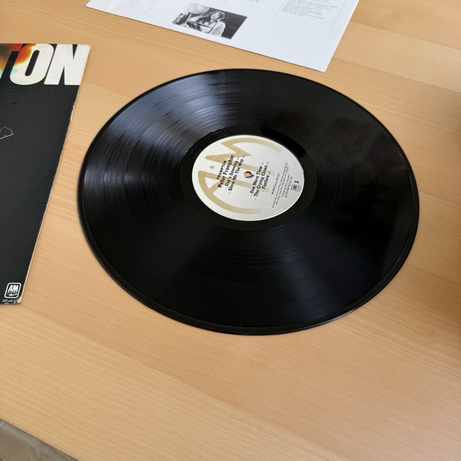 "Frampton" PETER FRAMPTON LP 1975 Record original US Press vinyl EXCELLENT