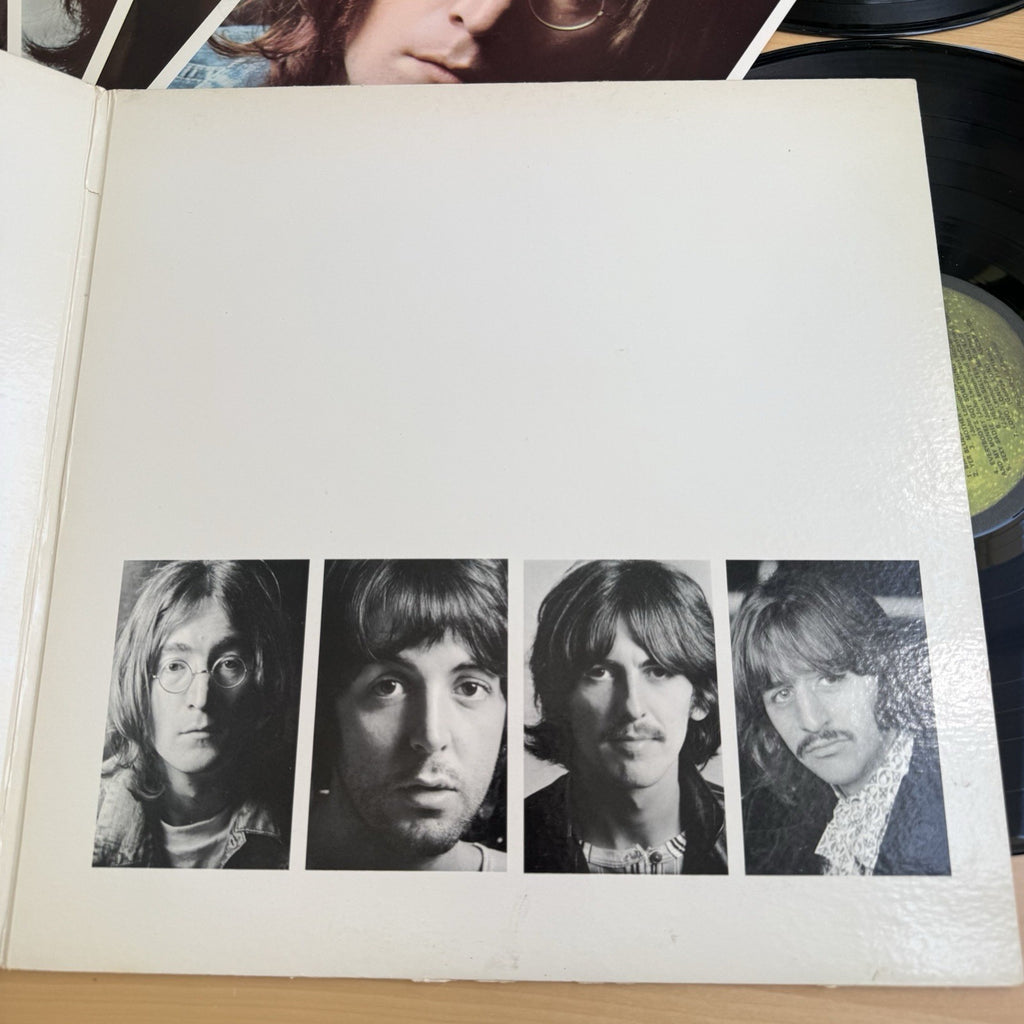 1970s BEATLES White Album 🍏 2LP + poster & pics Serial #1174641 US Press