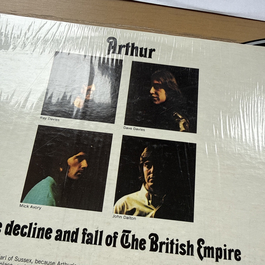 1975 The Kinks Arthur Or The Decline And Fall Of British Empire US LP Shrink VG+