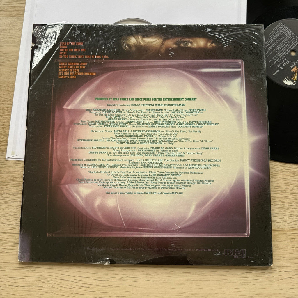 Dolly Parton Great Balls Of Fire Orig 1979 Vinyl LP In Shrink + Hype! EX Vinyl