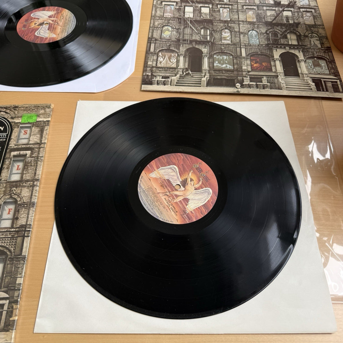 Led Zeppelin ‎Physical Graffiti 1975 US Press in Shrink! W/Sleeves + Sticker!