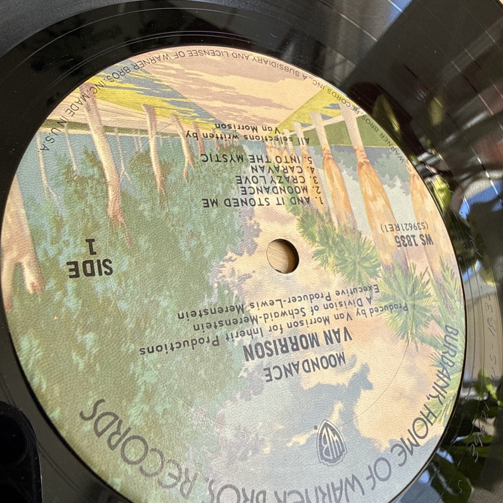 1970s Van Morrison Moondance US Press Vinyl LP VG+ Complete W/ Original Sleeve
