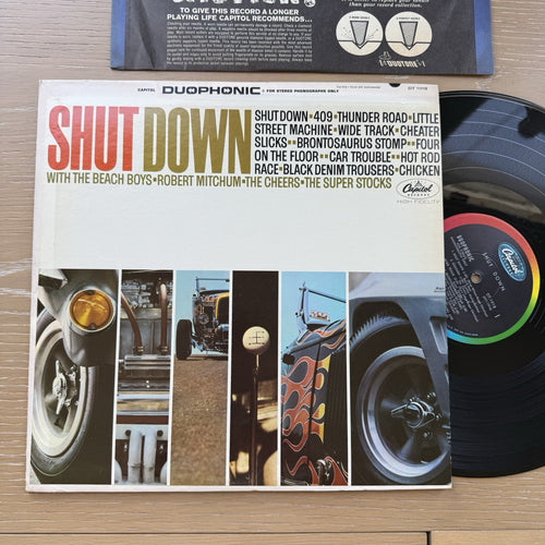 1963 SHUT DOWN Vinyl LP Beach Boys VG+ Original Sleeve 1st Duophonic US Pressing