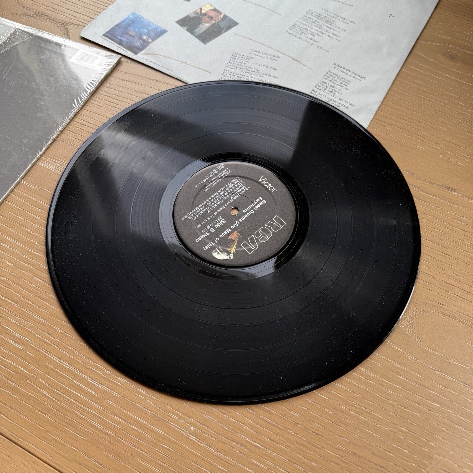 1983 EURYTHMICS Sweet Dreams Are Made Of This EX/EX In Shrink With MTV Sticker!