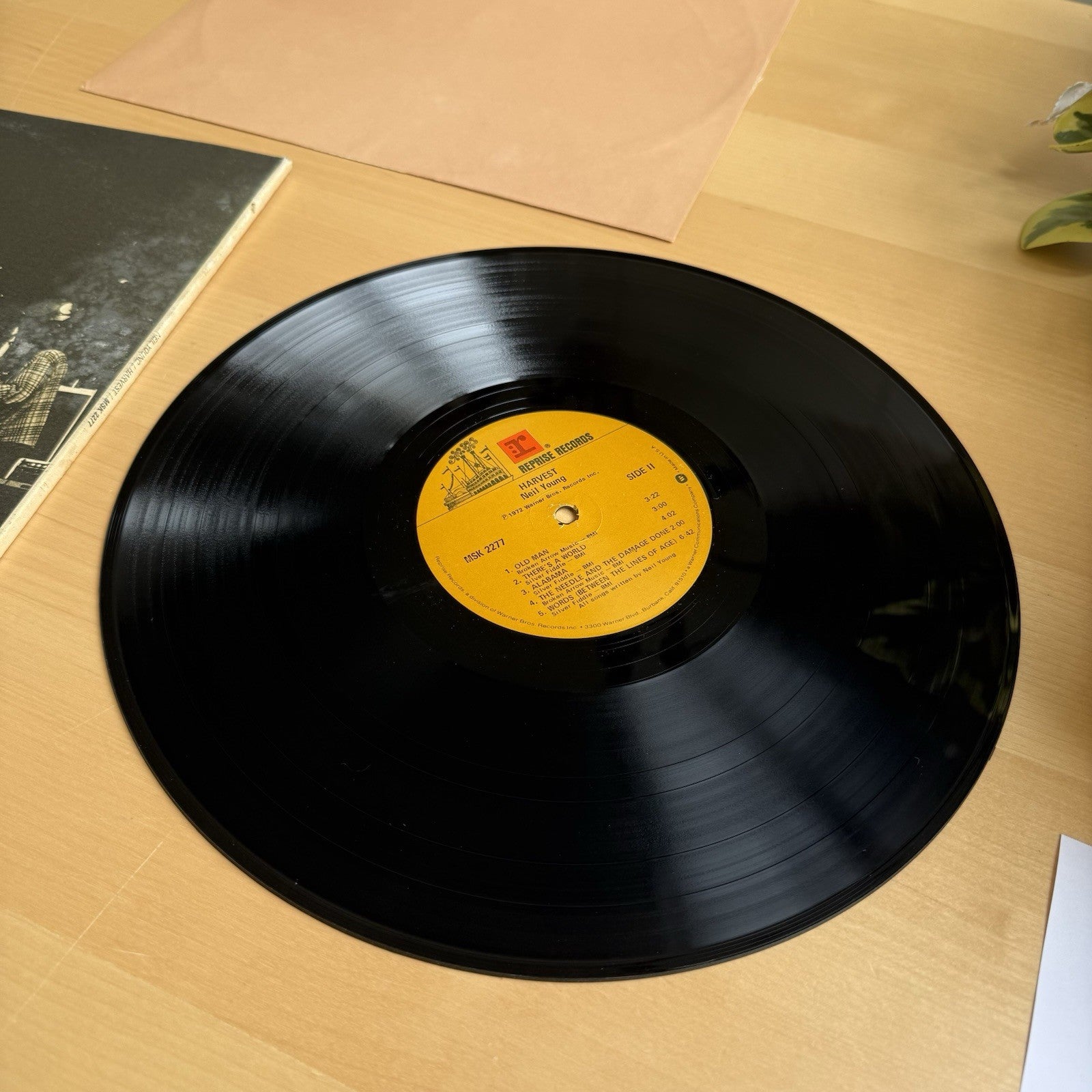 1970s Neil Young Harvest US Pressing +Sleeve! VG+ Reprise Records