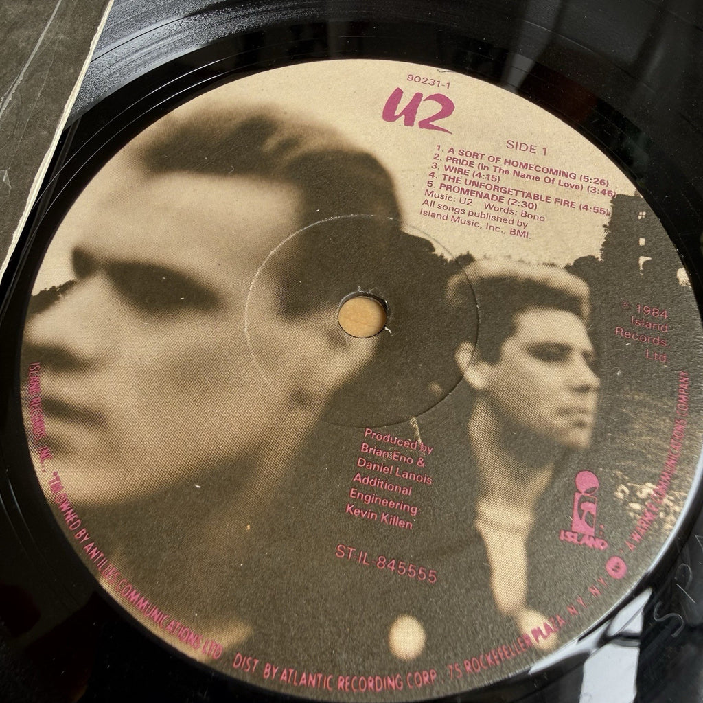U2 The Unforgettable Fire 1st US press 1984 In Shrink! EX/EX + Original Sleeve