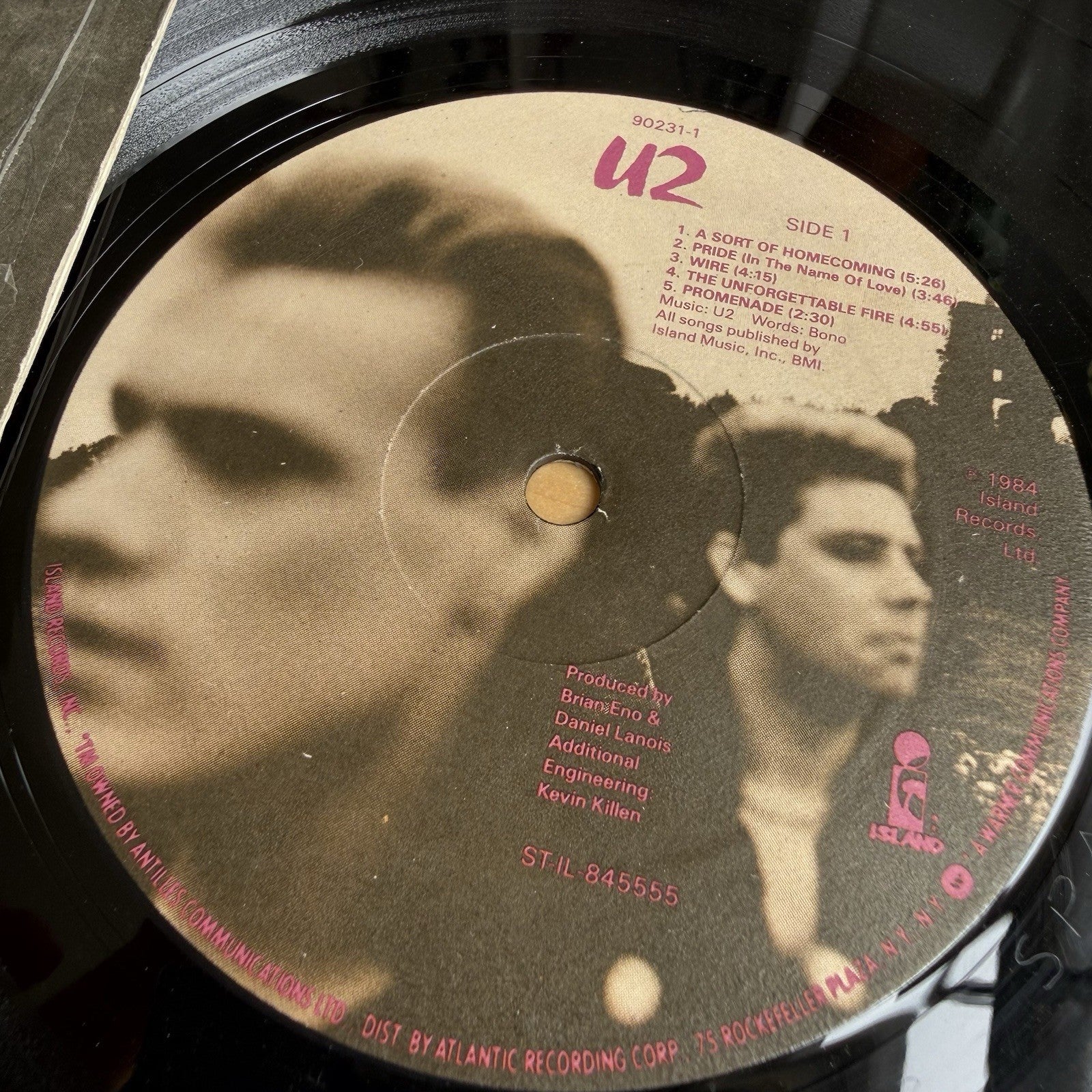 U2 The Unforgettable Fire 1st US press 1984 In Shrink! EX/EX + Original Sleeve