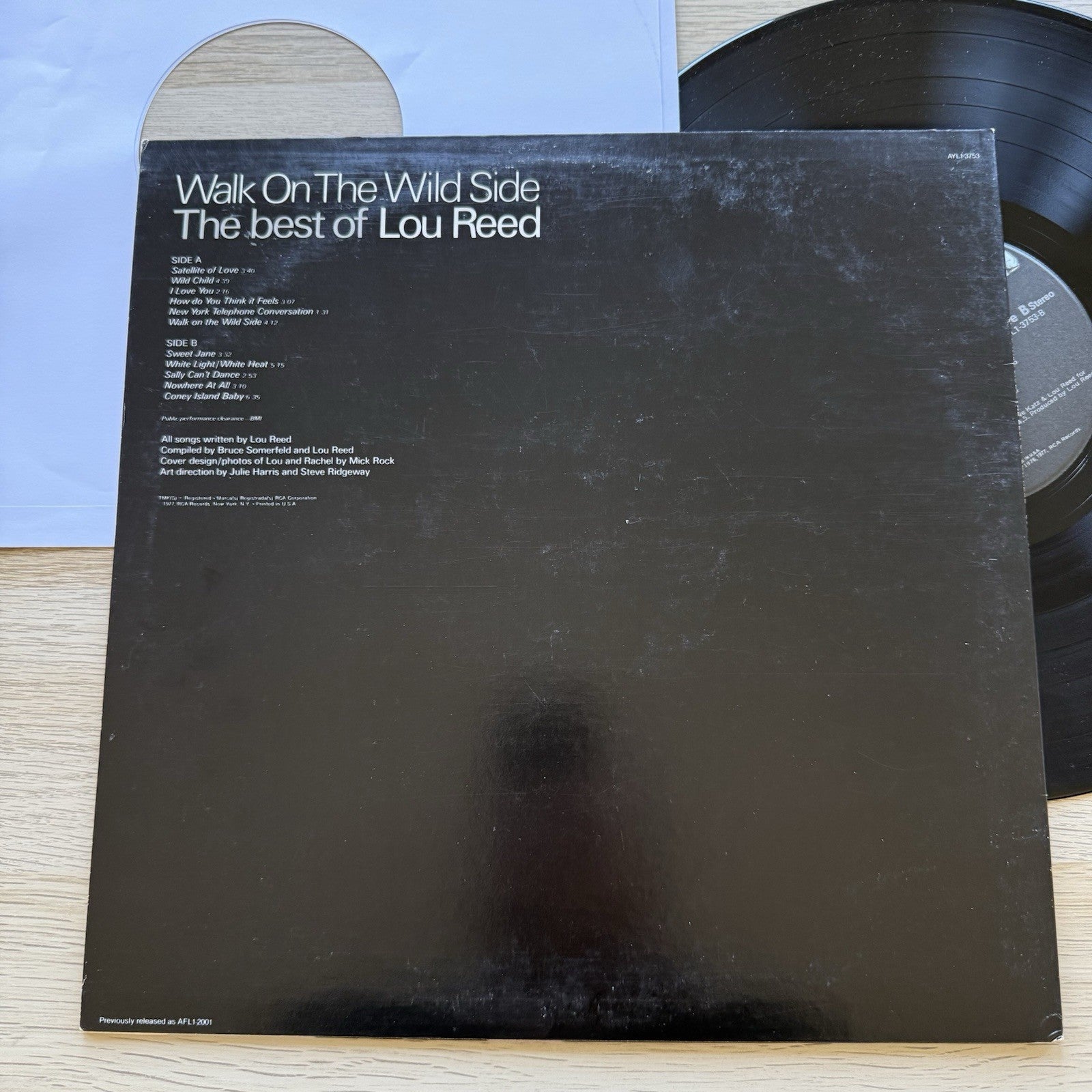 The Best Of Lou Reed: Walk On The Wild Side, RCA Victor AYL1-3753, 1980, Rock