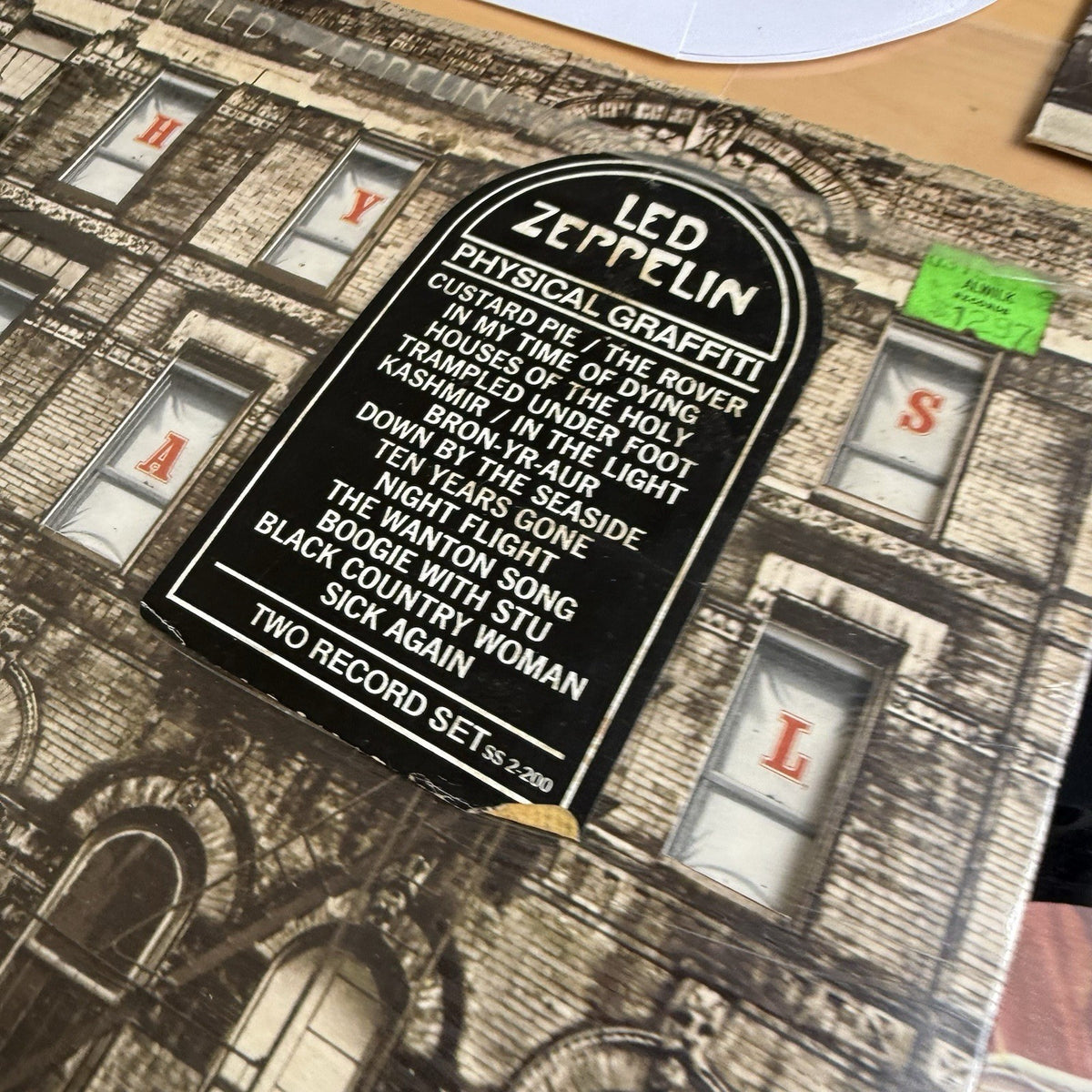 Led Zeppelin ‎Physical Graffiti 1975 US Press in Shrink! W/Sleeves + Sticker!
