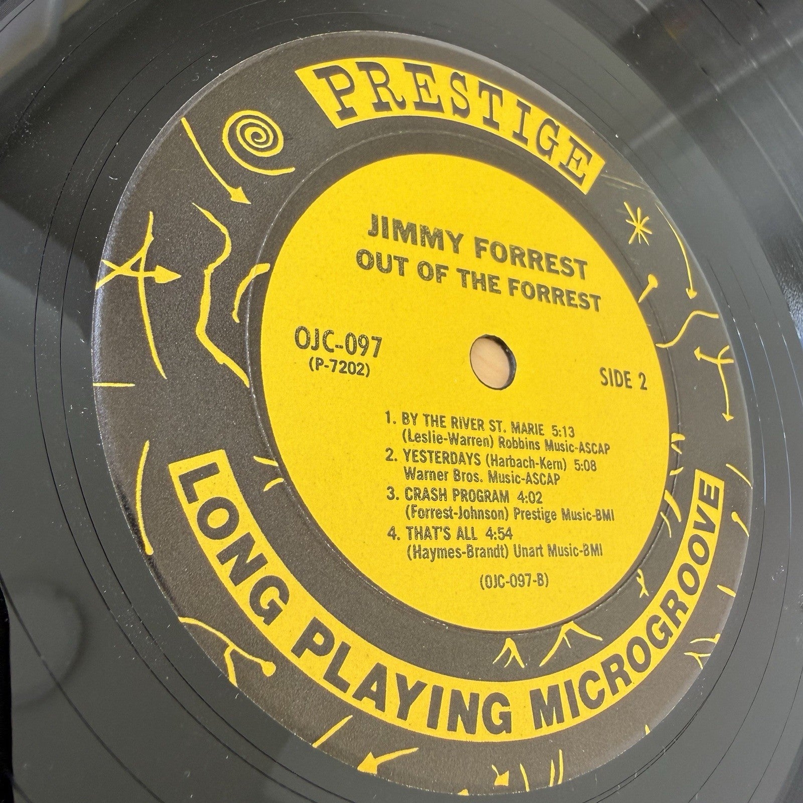 JIMMY FORREST w/JOE ZAWINUL "OUT OF THE FORREST" PRESTIGE OJC LP Vinyl VG+