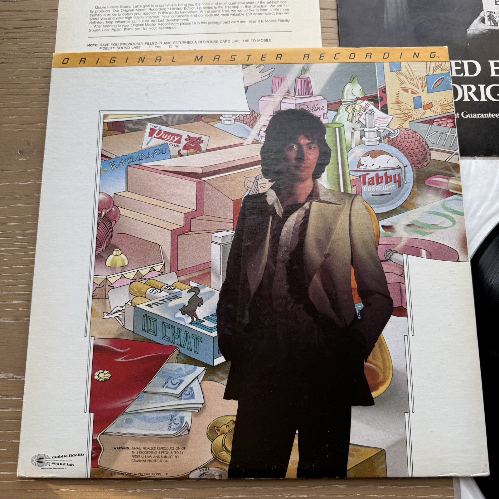 Al Stewart Year Of The Cat Original Masters Recording 1976 Complete EX/EX