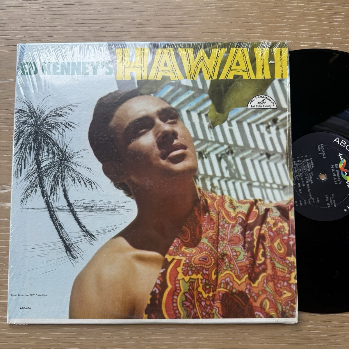 1960s Ed Kenny's Hawaii Vinyl LP In Shrink! US Pressing VG+ Rare Copy