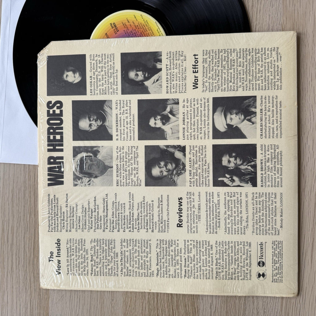 1976 War Love Is All Around Original US Press In Shrink! eric burdon animals