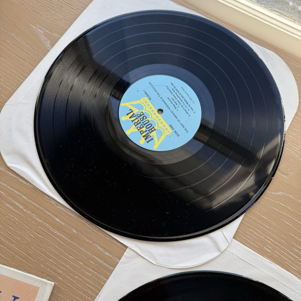 THE BEST OF SMOKEY ROBINSON & THE MIRACLES VINYL LP SET US Press In Shrink VG+