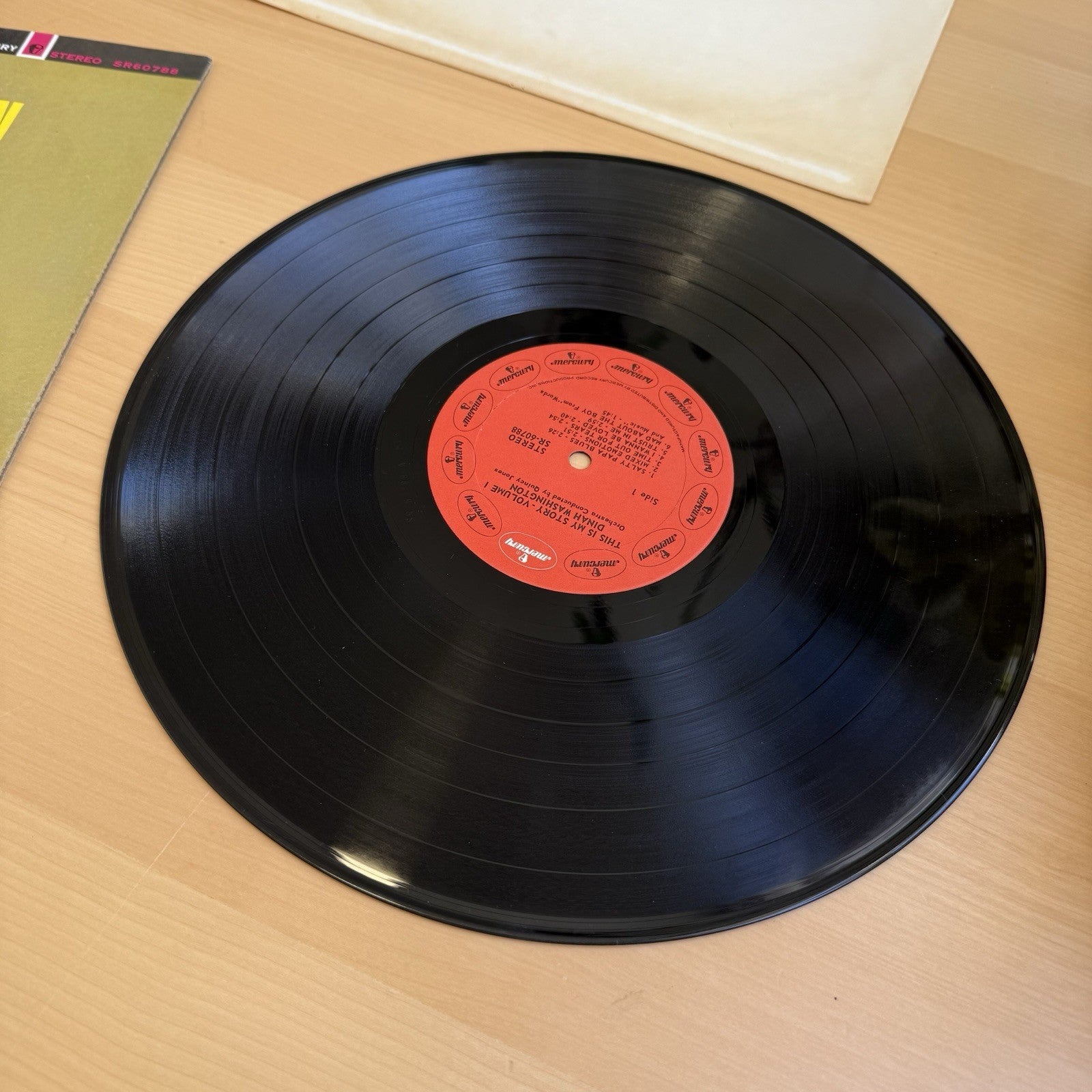 Dinah Washington Golden Hits Vol 1 LP Mercury SR 60788 Stereo Jazz VG+