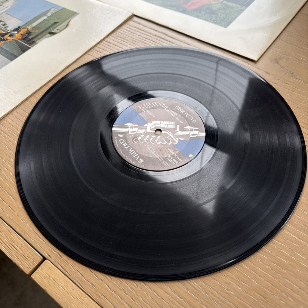 1975 PINK FLOYD Wish You Were Here 1st US Terre Haute Press Vinyl LP Sleeve VG+