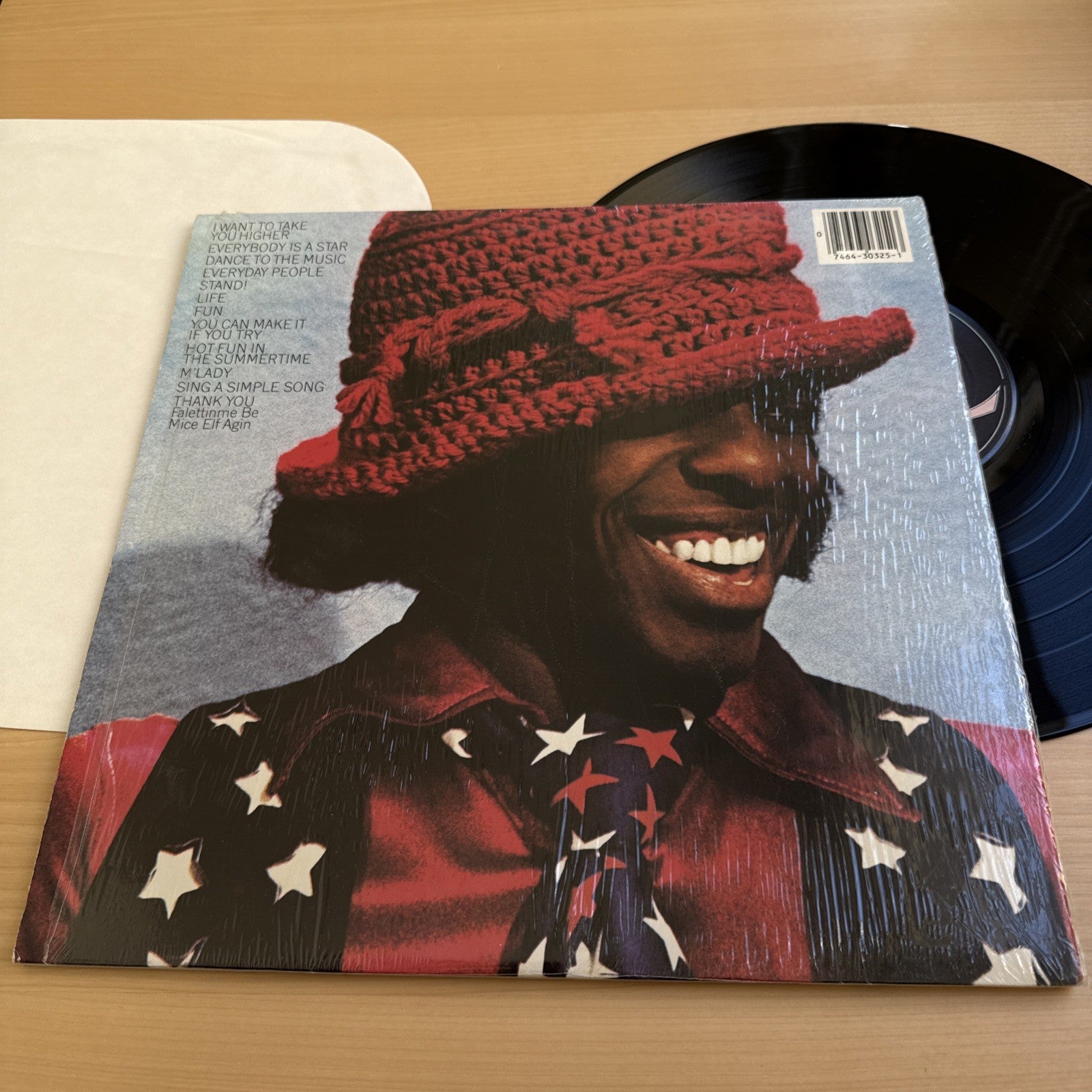 1970s Sly & The Family Stone Greatest Hits In Shrink Vinyl LP Excellent US Press