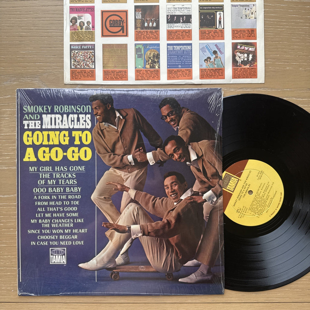 1960s Smokey Robinson Miracles Going To A Go Go US Press Tamla In Shrink EX/EX