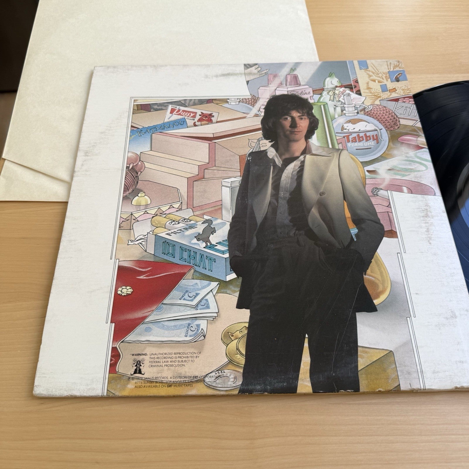 1976 AL STEWART  YEAR OF THE CAT"  1st US Press Complete W/Sleeve! Nice Copy