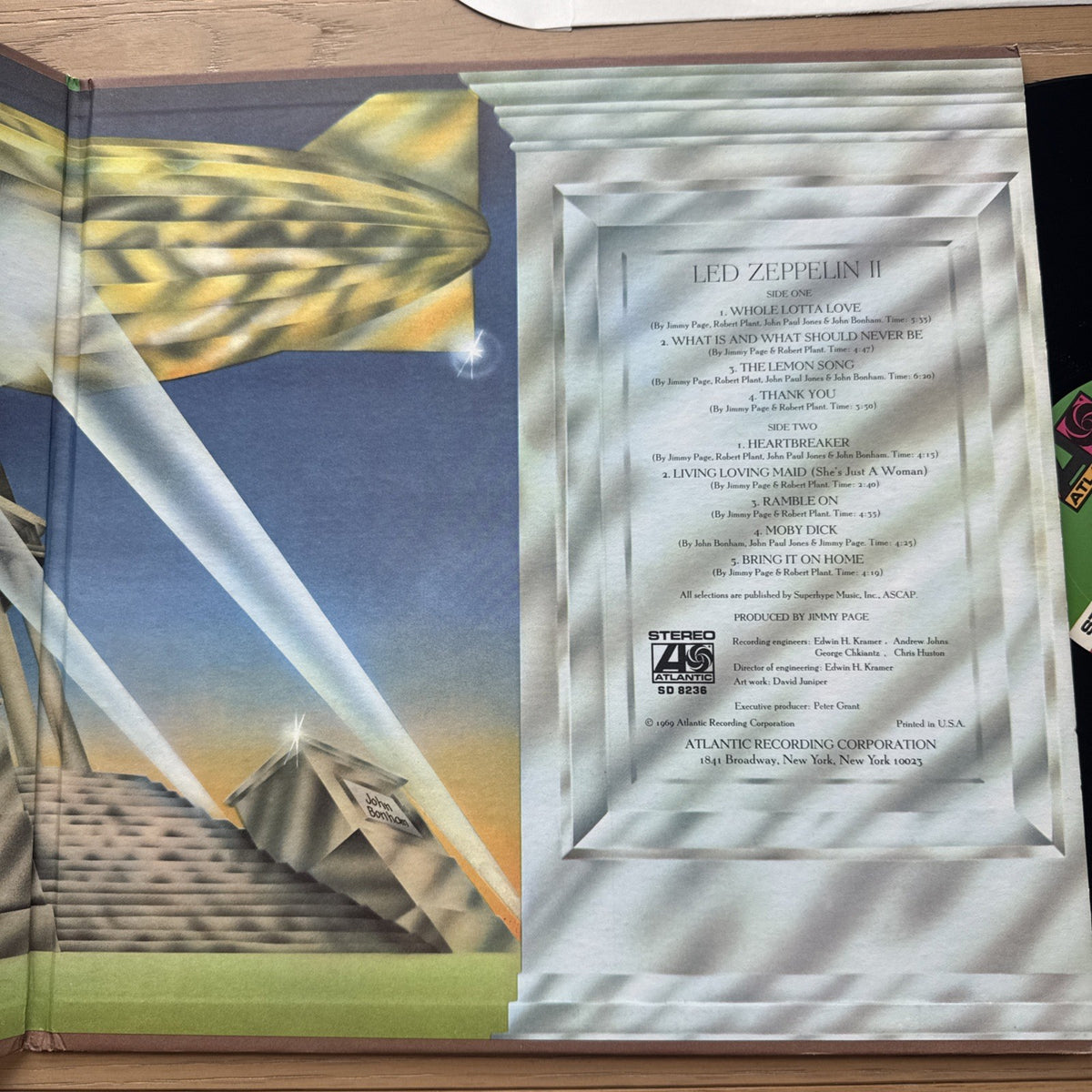 1969 LED ZEPPELIN II Vinyl LP Original US Specially Press EX/EX Condition