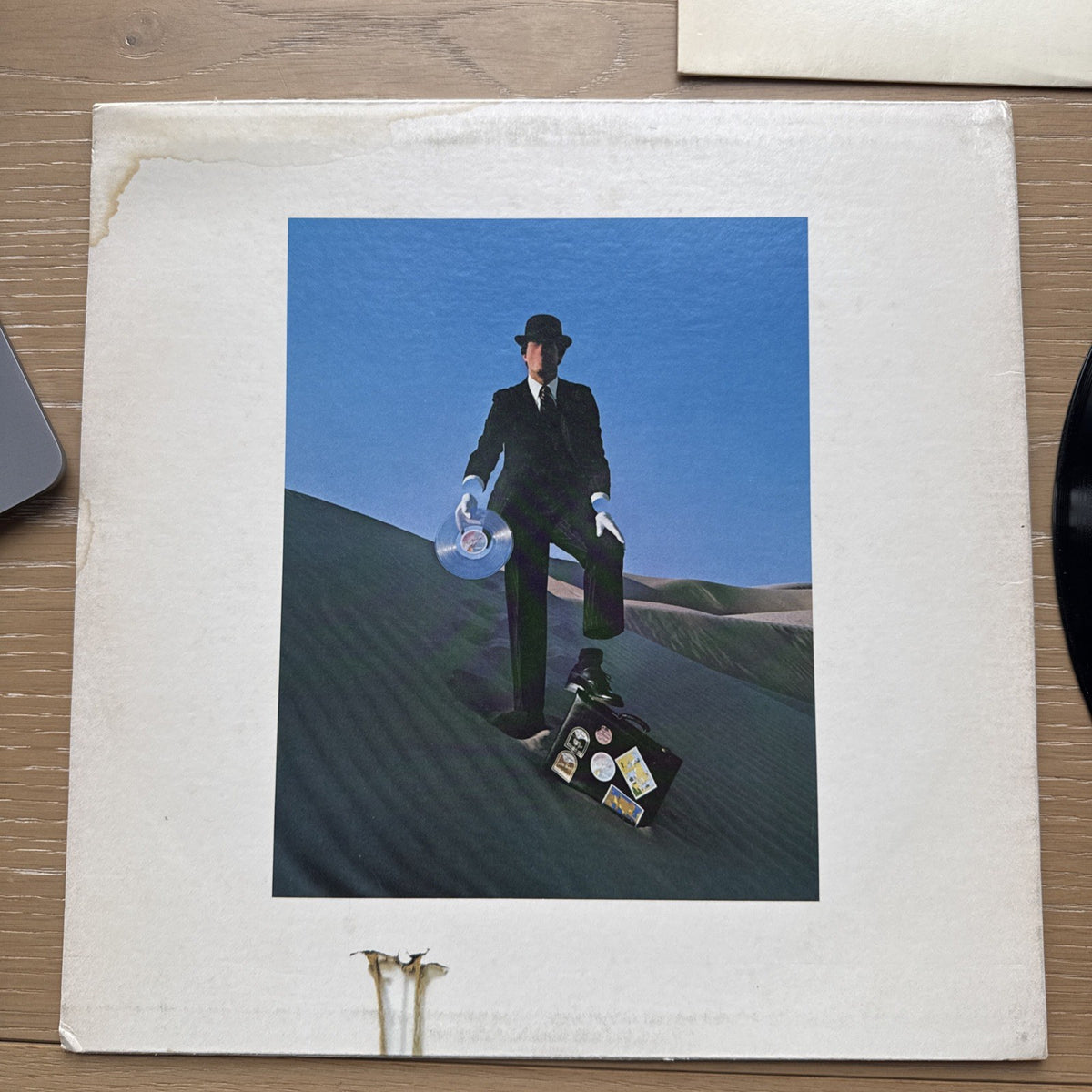 1975 PINK FLOYD Wish You Were Here 1st US Terre Haute Press Vinyl LP Sleeve VG+
