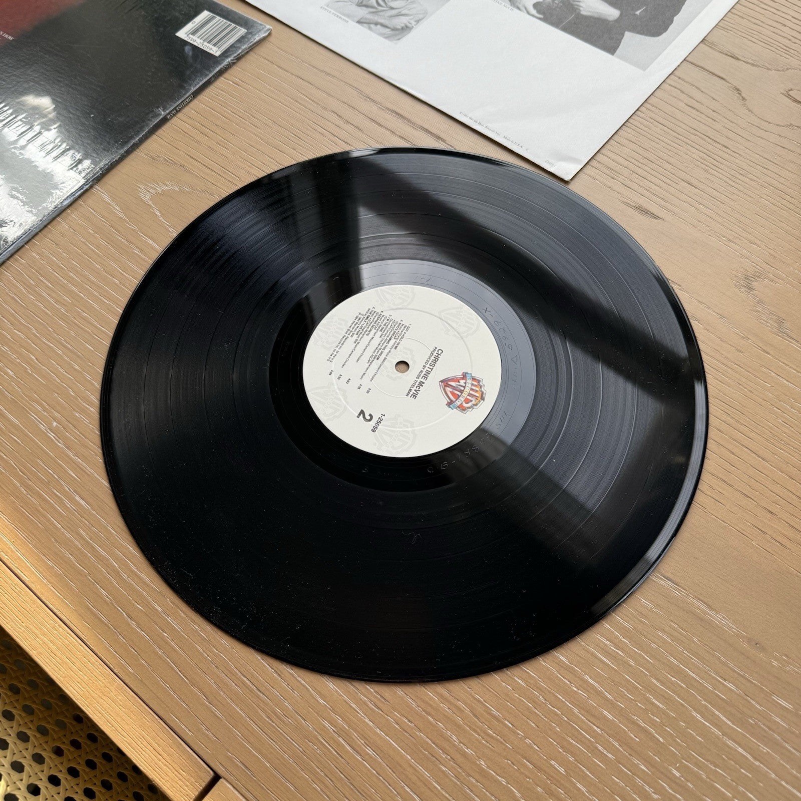 CHRISTINE McVIE Debut LP In Shrink Hype Sticker 1984 VG++ US Press Complete