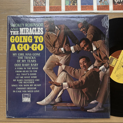 1960s Smokey Robinson Miracles Going To A Go Go US Press Tamla In Shrink EX/EX