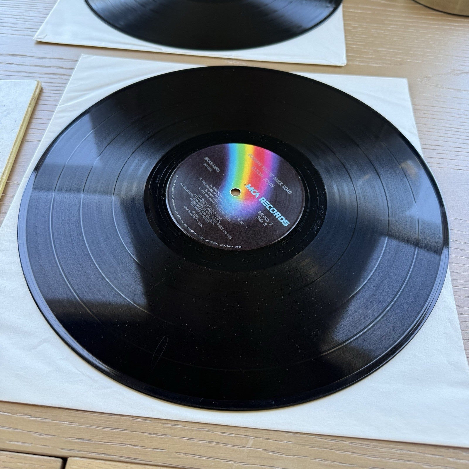 1973 Elton John Goodbye Yellow Brick Road 1st US Rainbow Press W/Sleeves! VG+