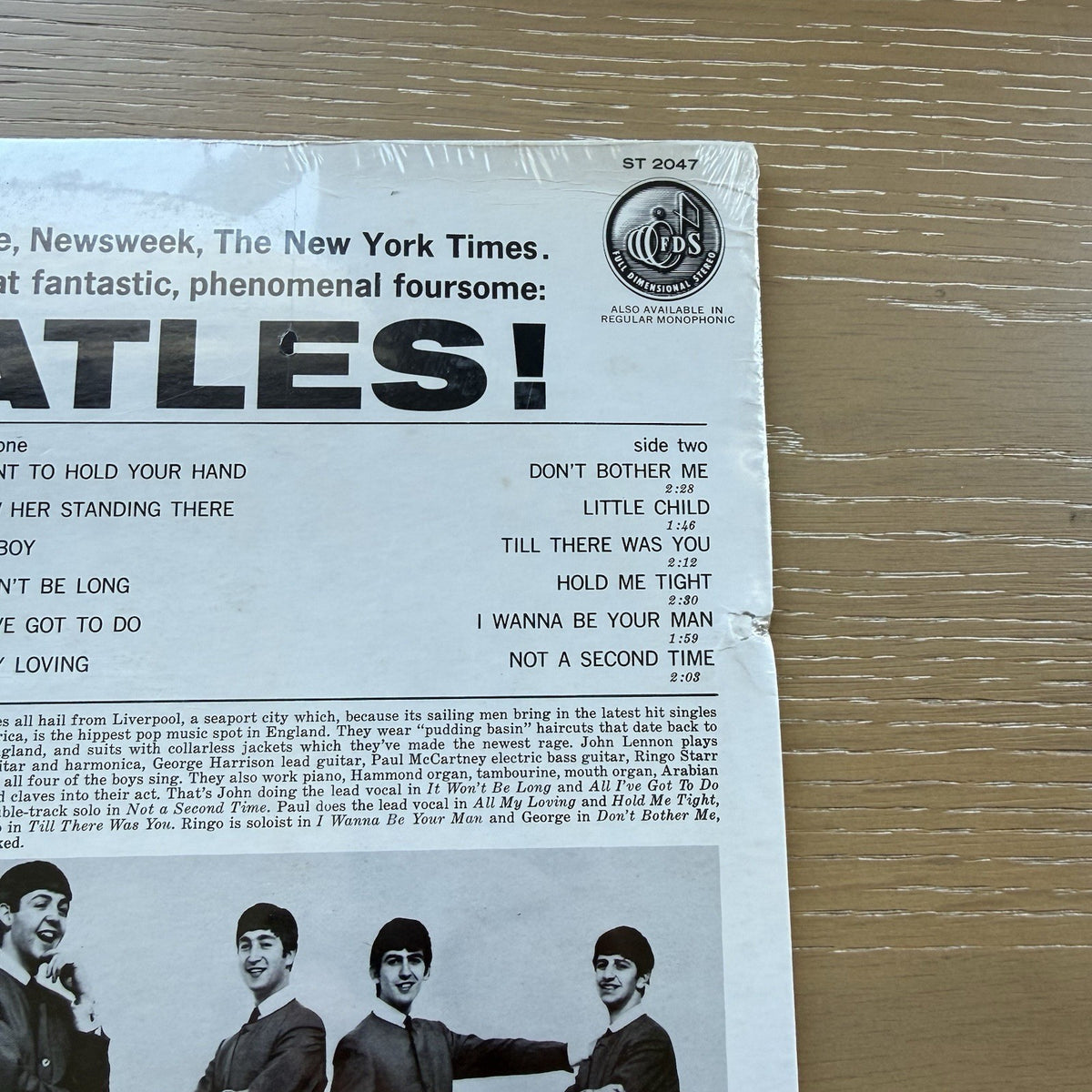 1970s SEALED The Beatles-Meet the Beatles LP Vinyl US Stereo Capital Pressing