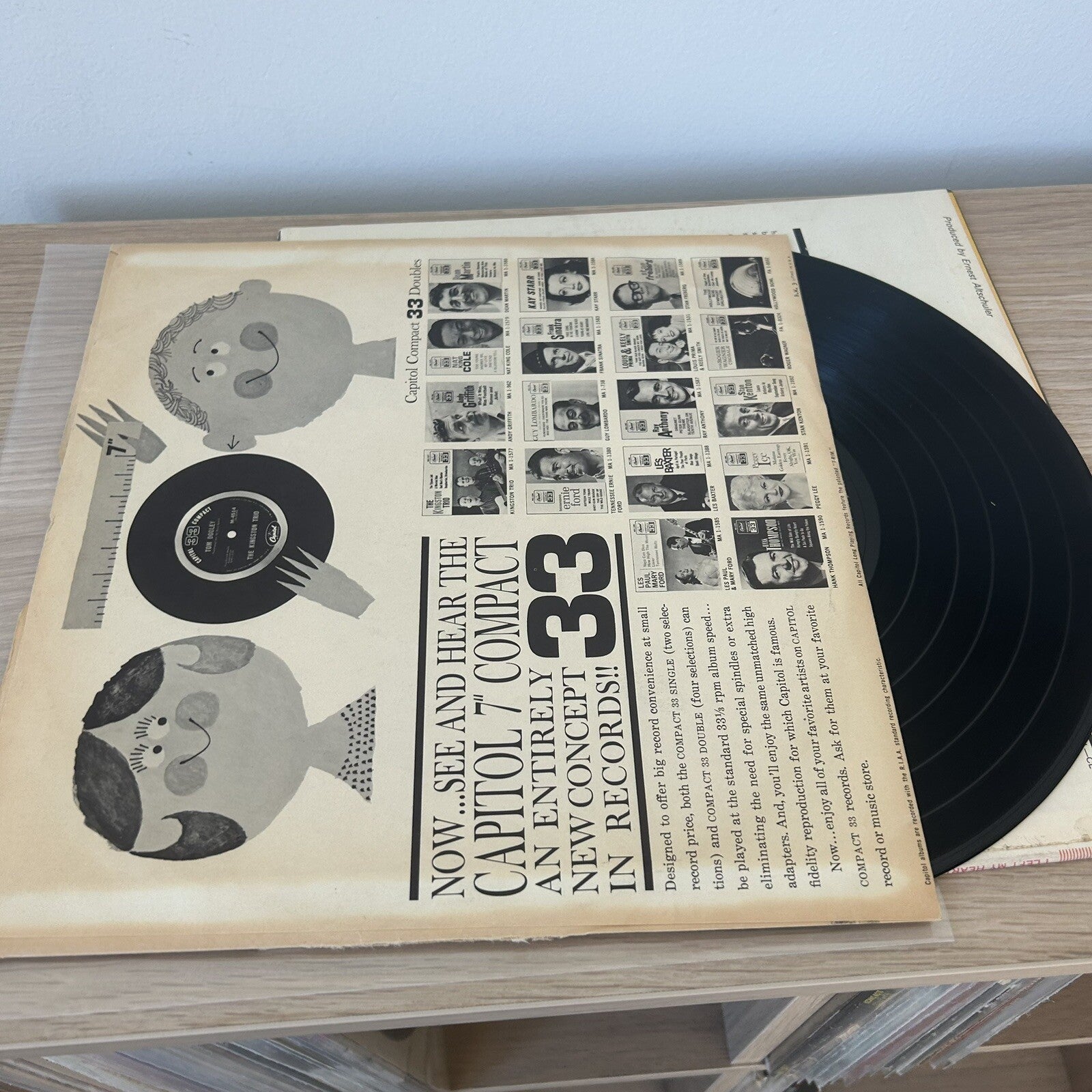 1960s Tony Bennett I Left My Heart in San Francisco Vintage US 2 Eye Pressing