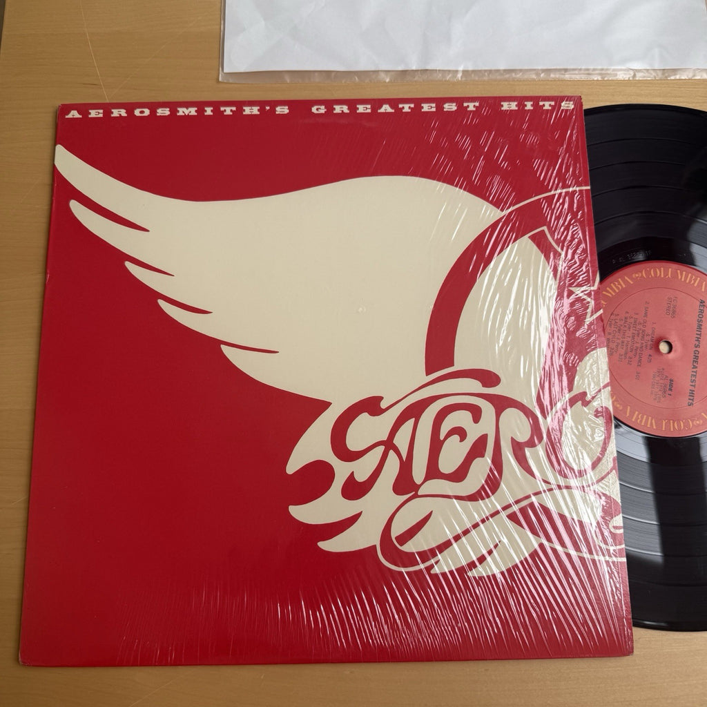 Aerosmith's Greatest Hits" LP 1980 US Press  W/ OG Art Sleeve! In Shrink! EX/EX