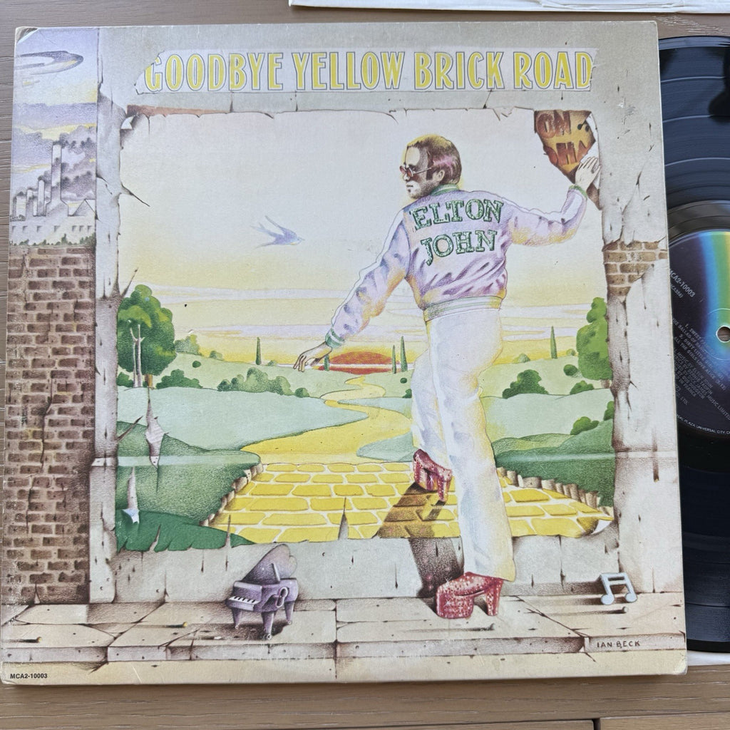 1973 Elton John Goodbye Yellow Brick Road 1st US Rainbow Press W/Sleeves! VG+
