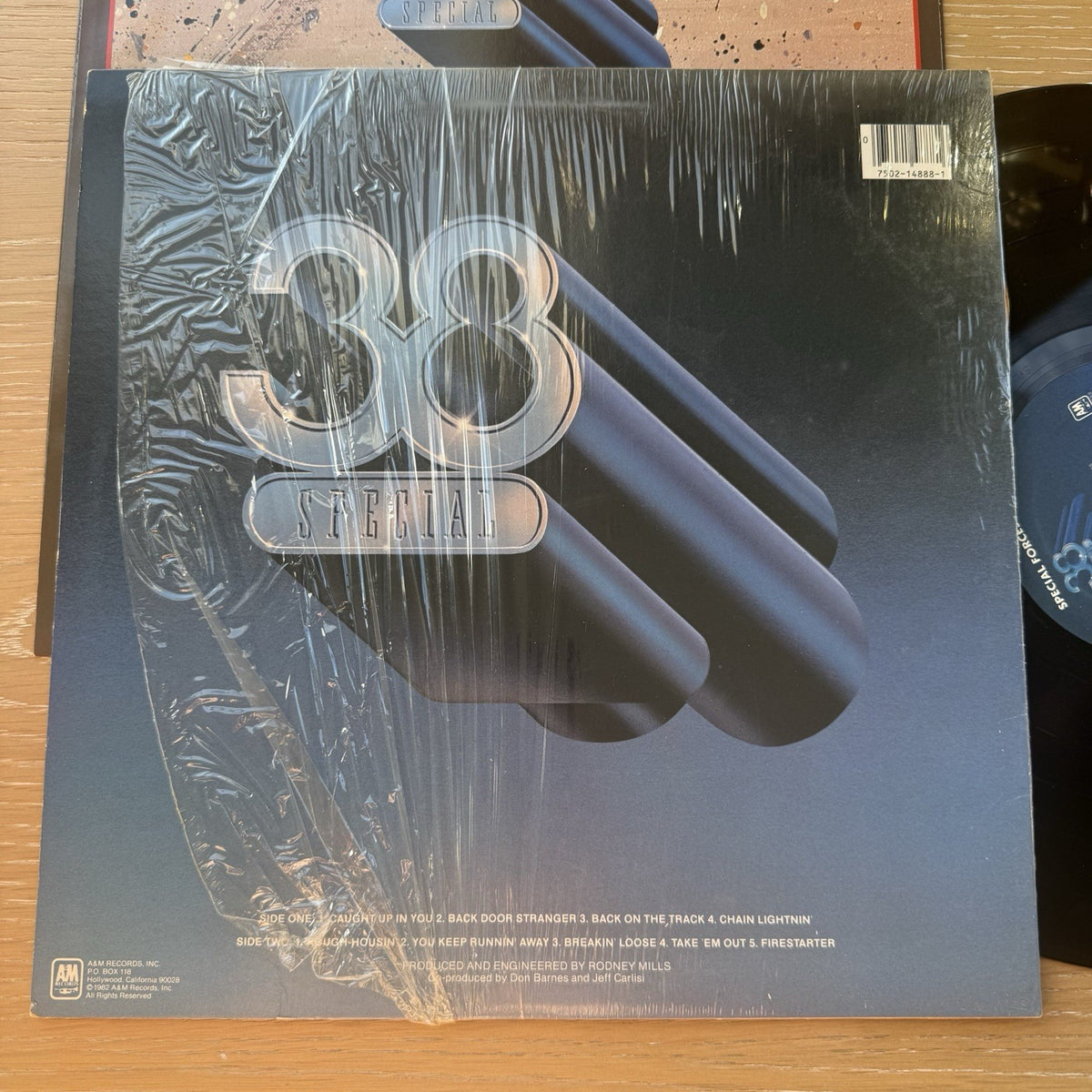 38 Special Special Forces Vinyl LP 1982 EX/EX In Shrink + Sticker US Press