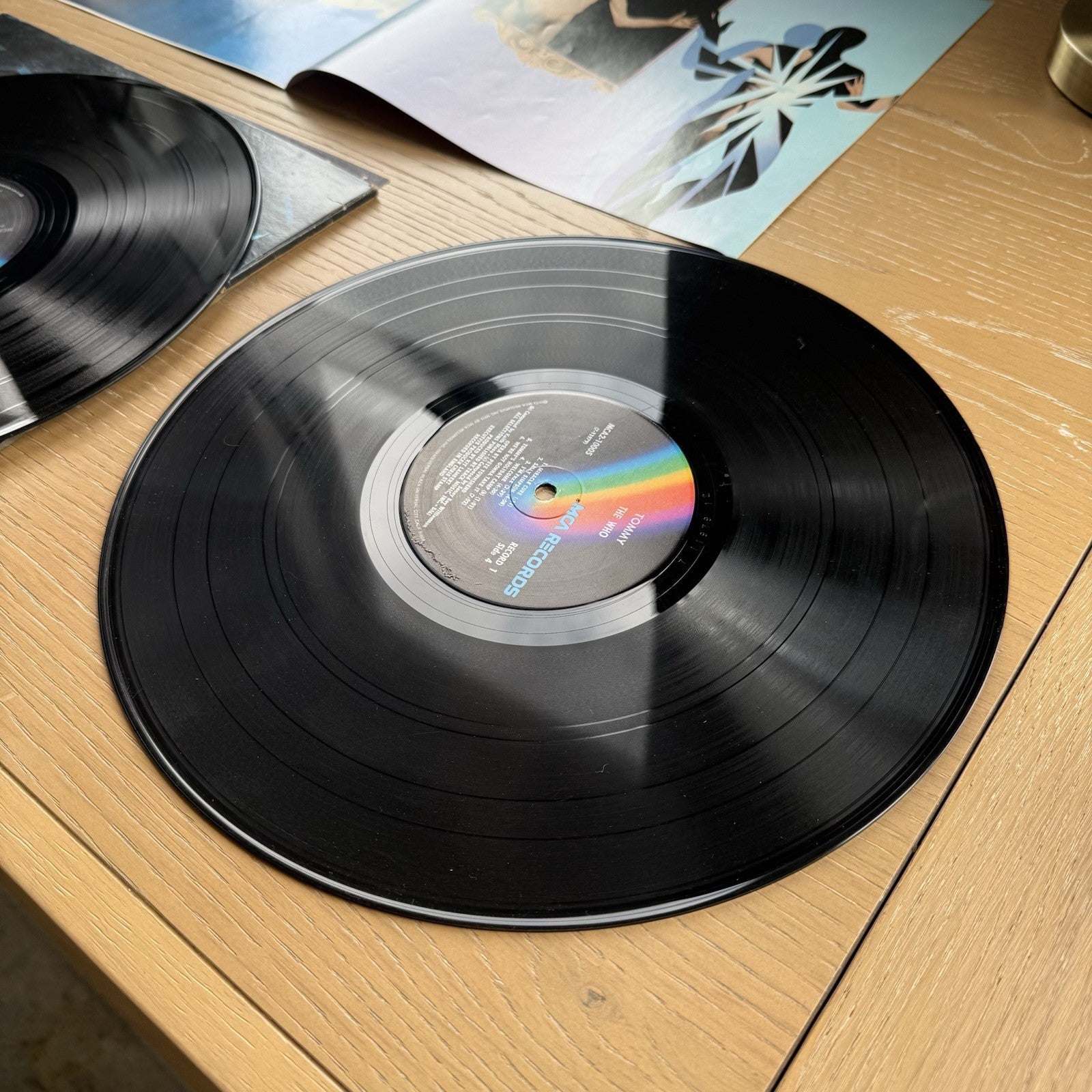 1973 The Who Tommy US Press Record Vinyl 2LP Complete W/ Book Original VG+
