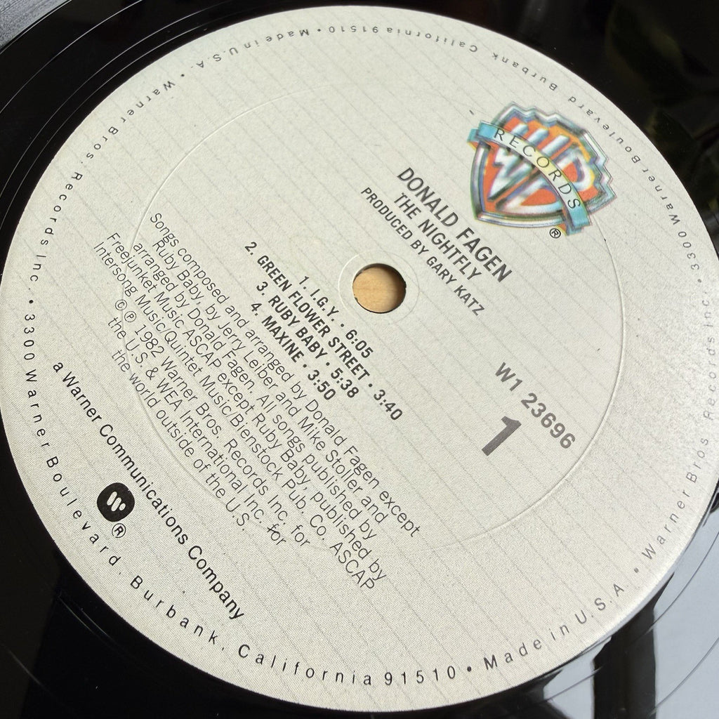 Donald Fagen ‎The Nightfly 1982 US Pressing  VG+ Vinyl IGY + Original Sleeve