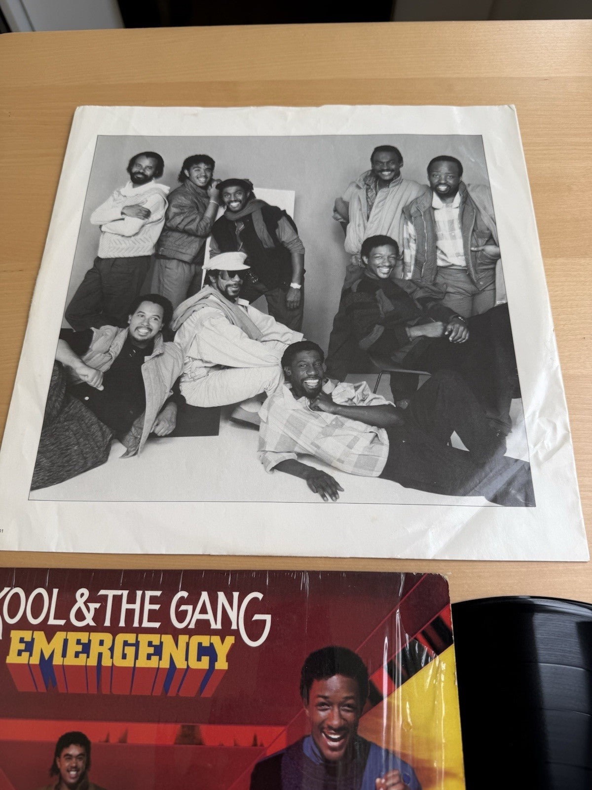 1980s Kool & The Gang Emergency Vinyl LP De-Lite Records In Shrink! US Press!