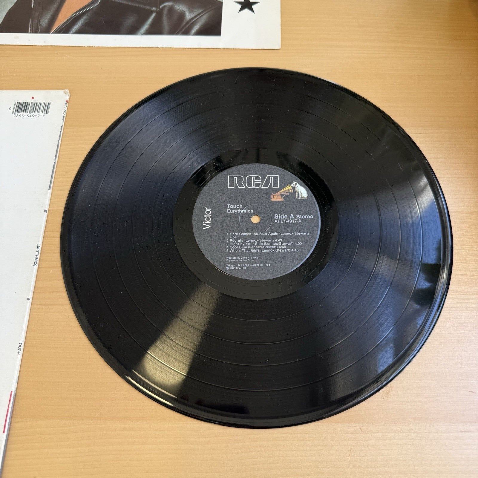 EURYTHMICS Touch LP 1983 US Press Complete W/ Original Sleeve RCA Victor VG+