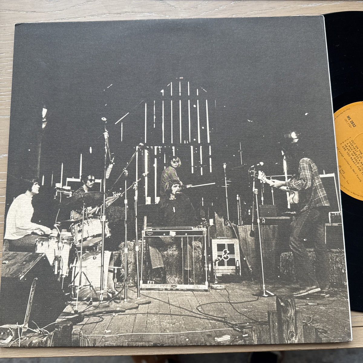 1972 Neil Young Harvest US Pressing + Original Lyric Sleeve! VG+ Reprise