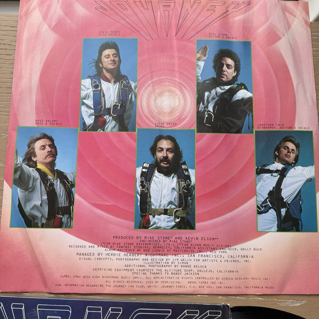 Journey Frontiers LP 1983 Original US Press In Shrink with Hype Sticker!  EX/EX