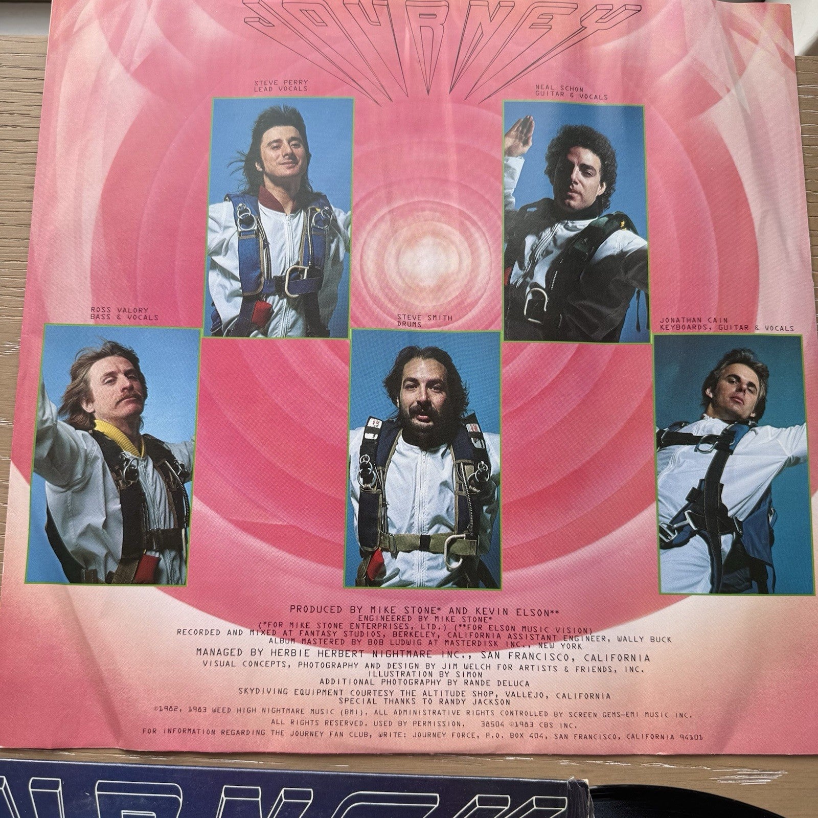 Journey Frontiers LP 1983 Original US Press In Shrink with Hype Sticker!  EX/EX