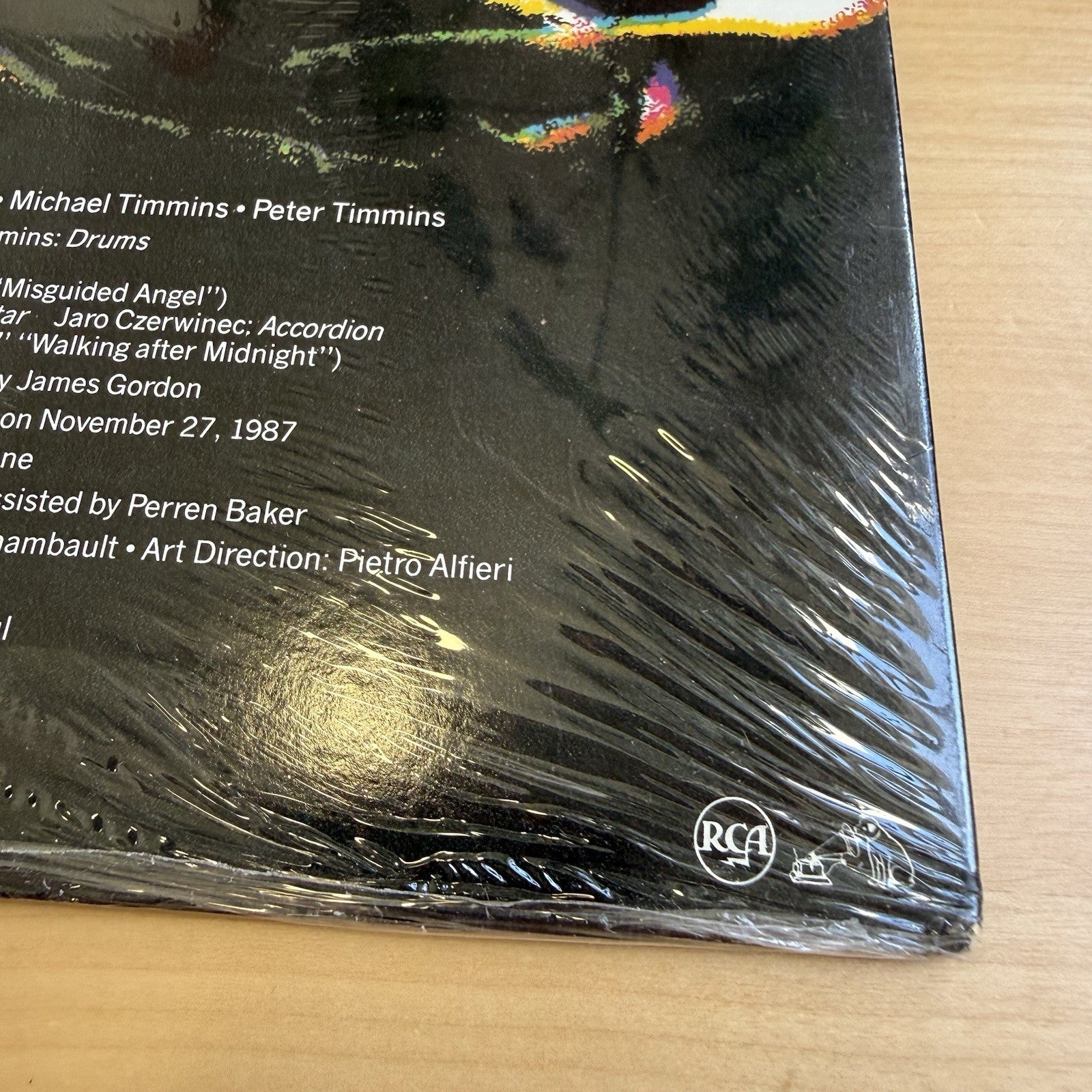 SEALED COWBOY JUNKIES Original 1988 "Trinity Sessions" LP Hype STICKER US 1st