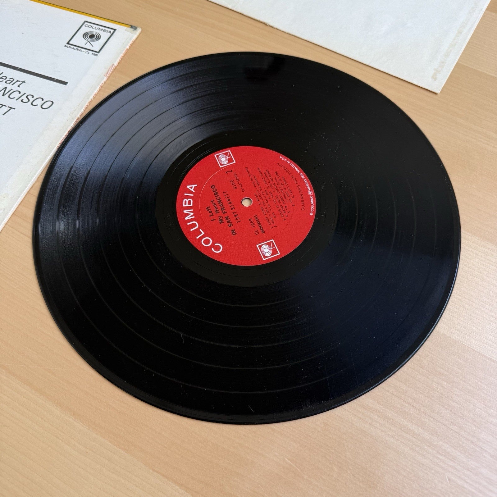 1962 Tony Bennett I Left My Heart in San Francisco Vintage US Press VG+