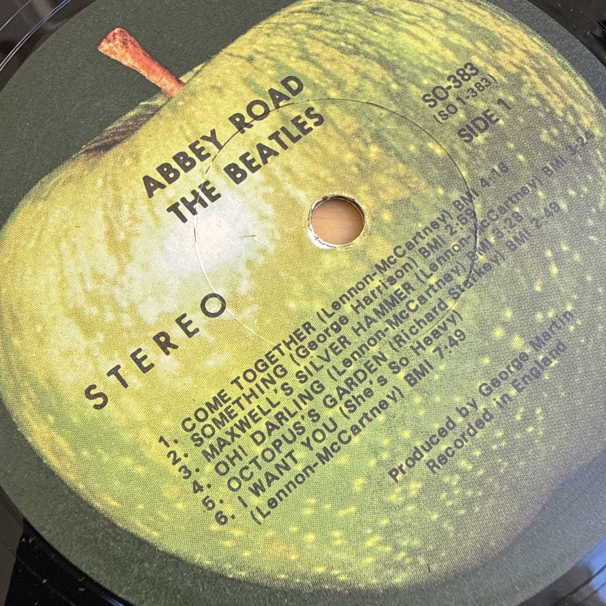 The Beatles Abbey Road Original 1969 1st US Winchester Press In Shrink LP 🍏 VG+