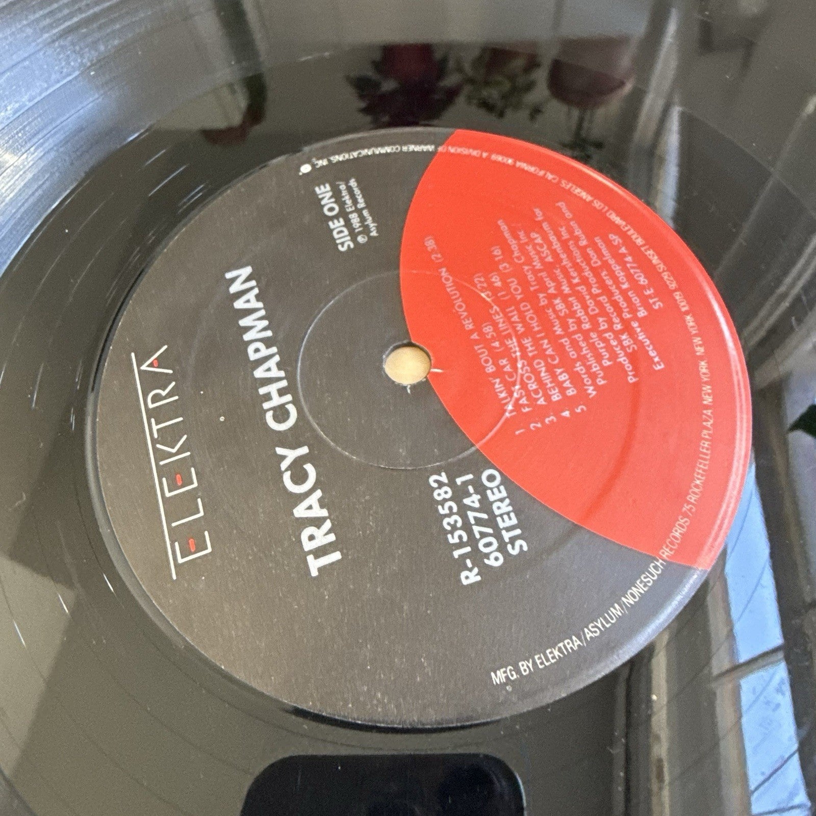 1988 Tracy Chapman Self Titled 1st US Press No Barcode LP US W/OG Sleeve VG+