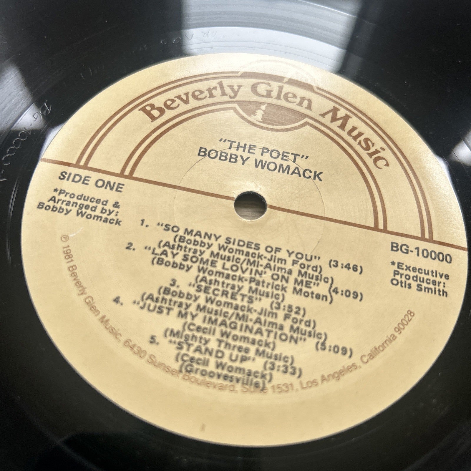 Bobby Womack ‎The Poet Original 1981 US 1st Press In Shrink! Amazing Condition