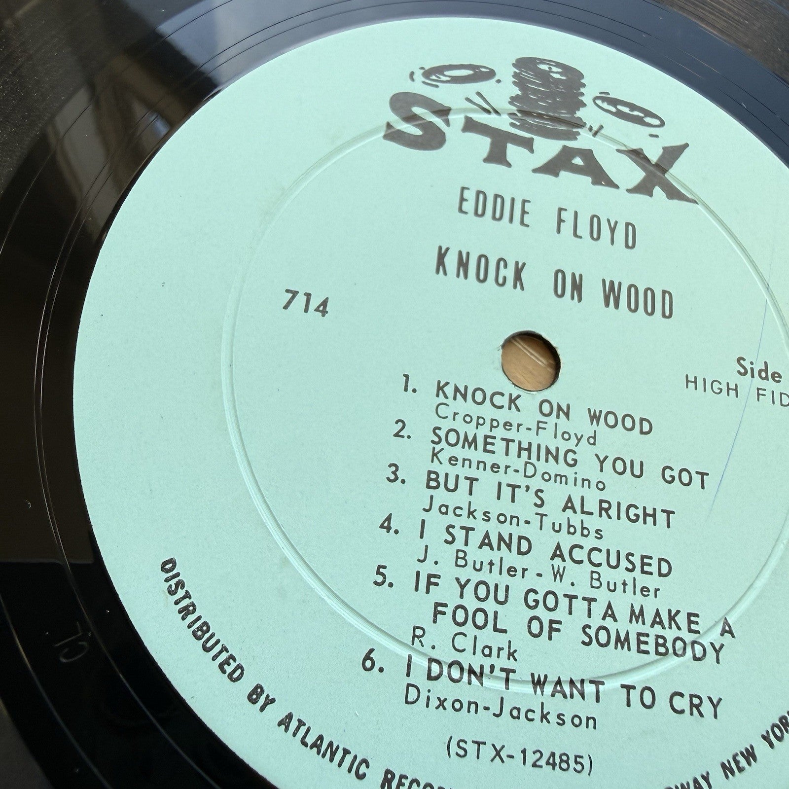 1967 EDDIE FLOYD Knock On Wood OG MONO US Press LP In Shrink + OG Store Sticker!