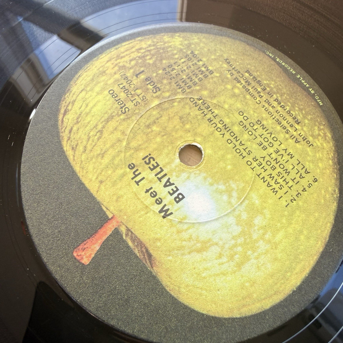 1971 The Beatles-Meet the Beatles LP US Press In Shrink Apple Records 🍏 VG+