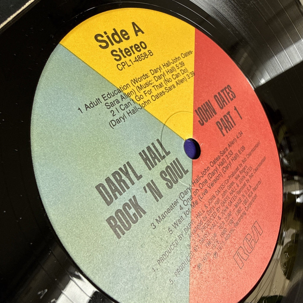 DARYL HALL & JOHN OATES Rock 'N Soul Part 1 RCA LP VG+ with poster! + OG Sleeve