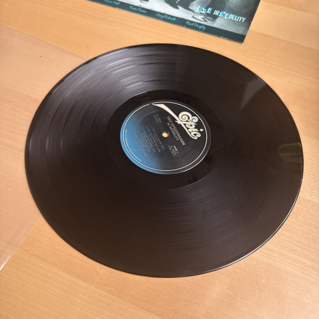 Reo Speedwagon High Infidelity Original 1980 US Press In Shrink + Hype! EX/EX
