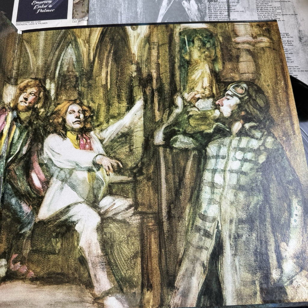 1970s Jethro Tull Aqualung Gatefold LP Chrysalis W/ Original Lyric Insert VG+